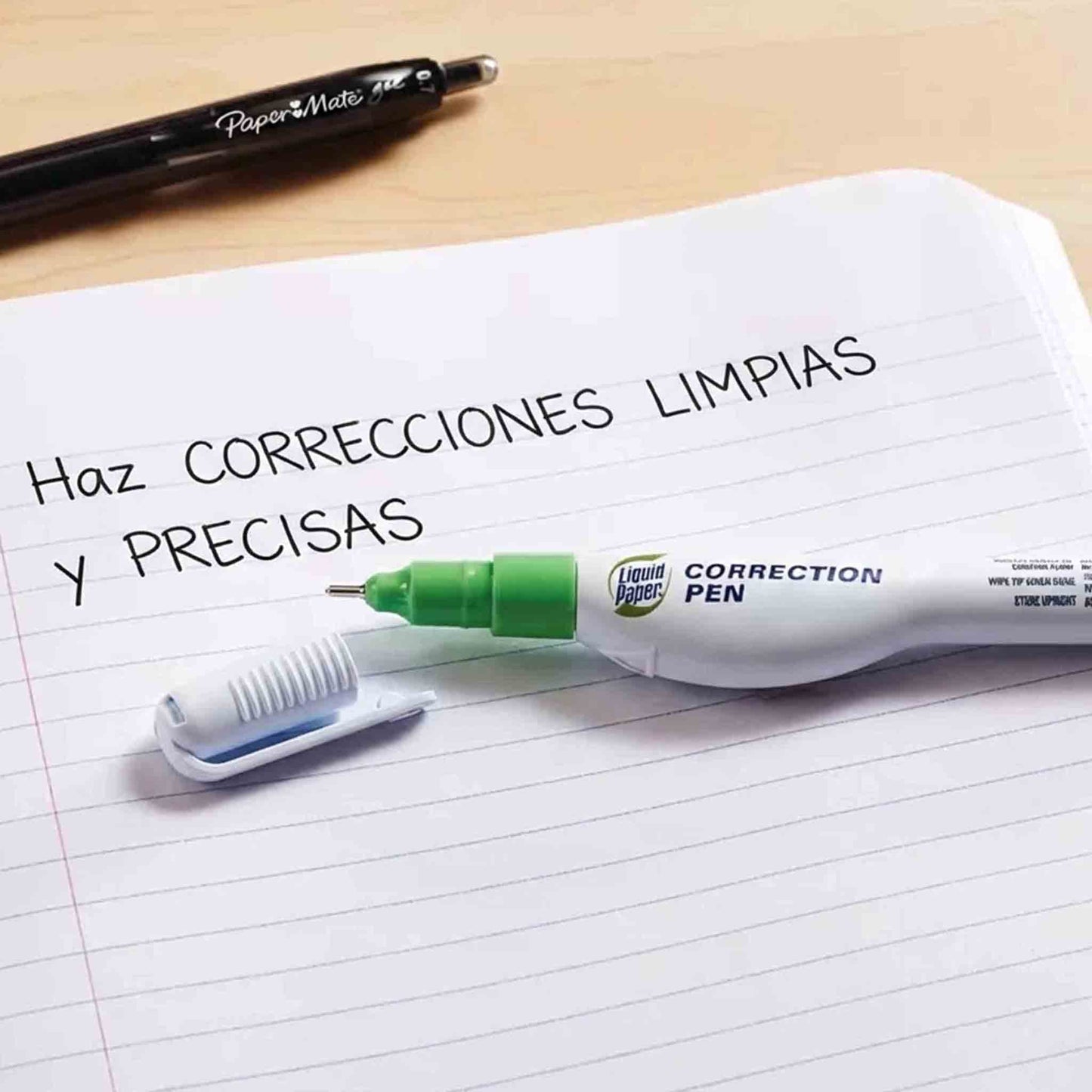 Pack Paper Mate Liquid Paper + Lápices InkJoy Kilométrico