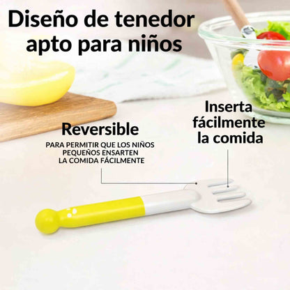 Pigeon Set Cuchara y Tenedor Paso 2 con Estuche 12+ Meses