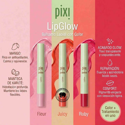 Pixi LipGlow Bálsamo Labial Tintado Hidratante Con Color