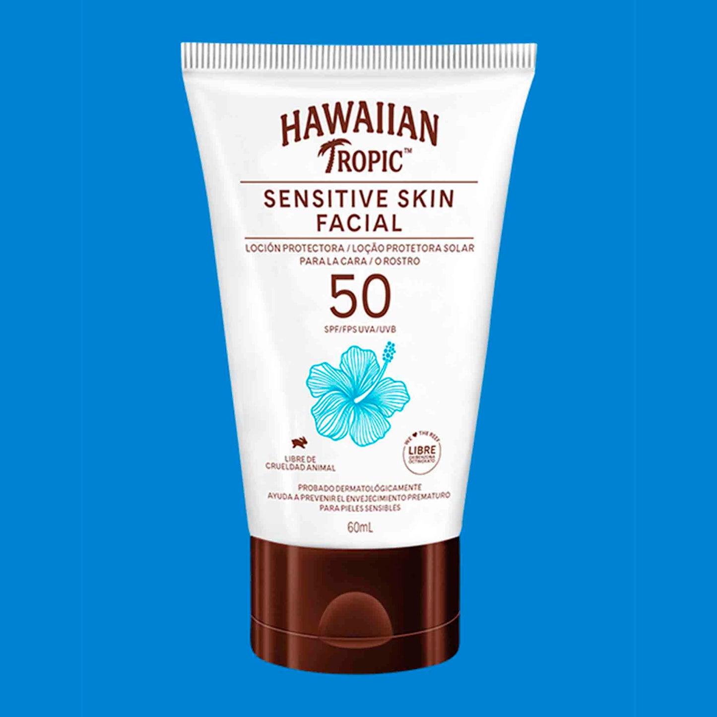 Protector Hawaiian Tropic SENSITIVE SKIN Facial Fps50+