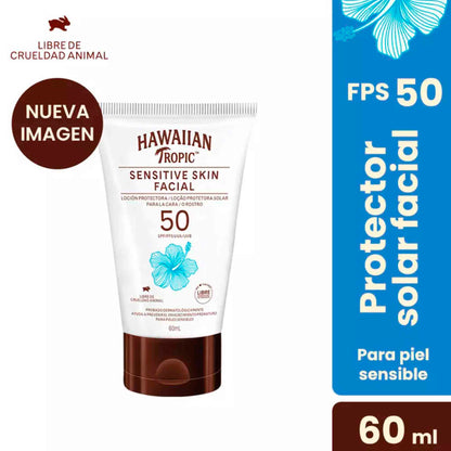 Protector Hawaiian Tropic SENSITIVE SKIN Facial Fps50+