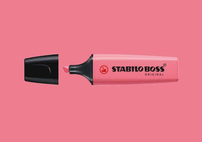 Destacador Stabilo Boss Pastel – Punta Cincel 2-5 mm | Colores Suaves y Modernos Stabilo- Dermocosmetica_belleza_online