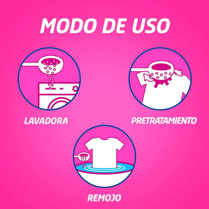 Quitamanchas en polvo Vanish para ropa de color