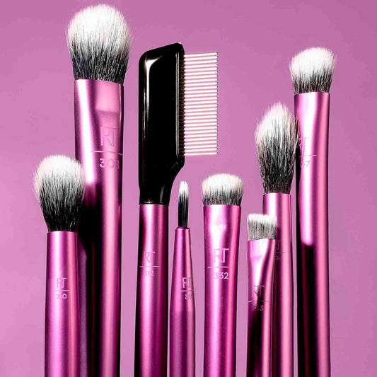 Real Techniques Set 8 Brochas Ojos Rosa – Everyday Essentials