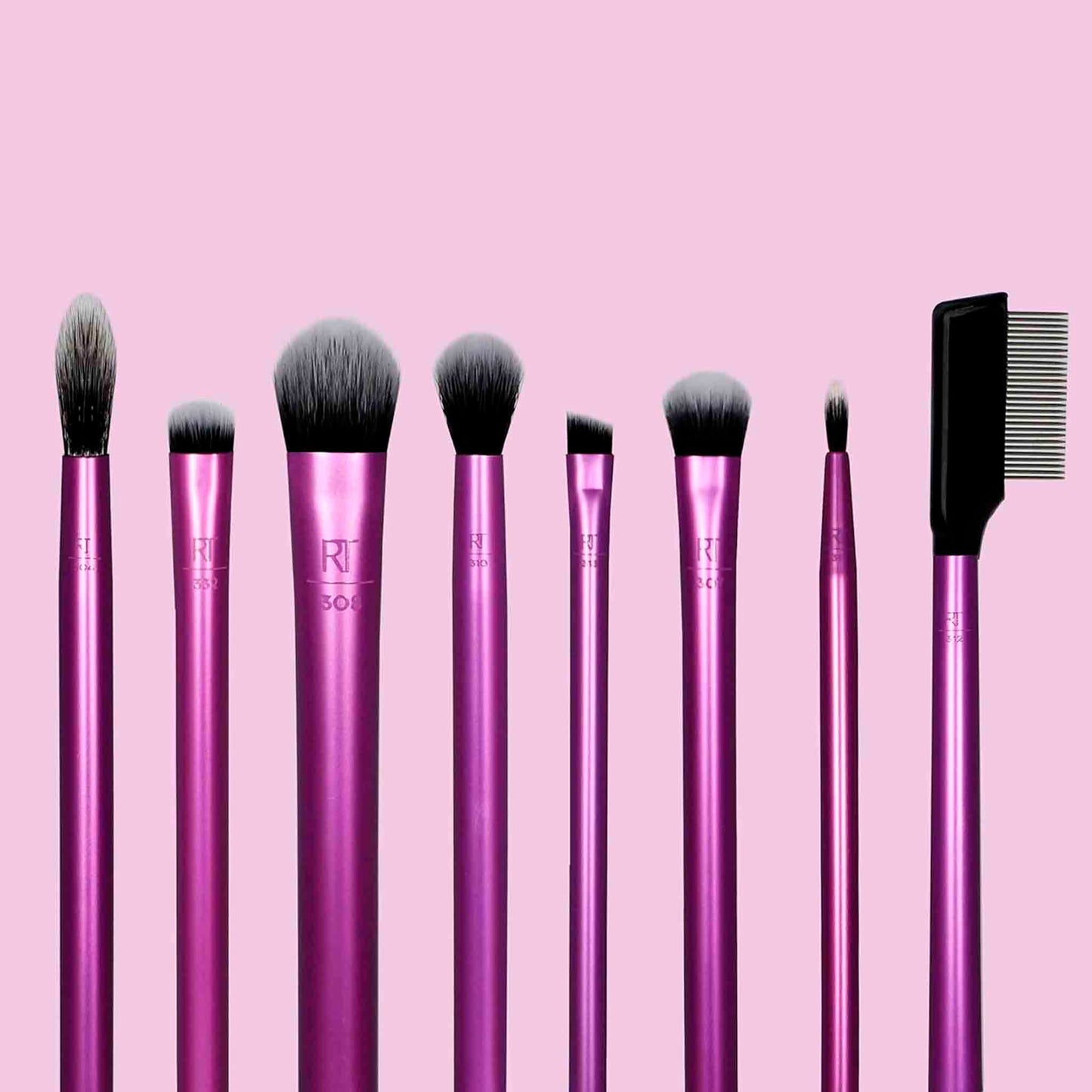 Real Techniques Set 8 Brochas Ojos Rosa – Everyday Essentials