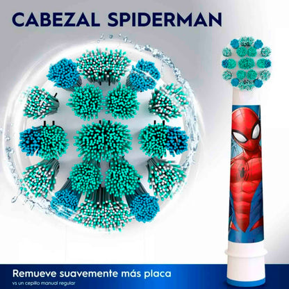Repuesto Cepillo Eléctrico Oral-B Pro Kids Spiderman – Pack 2 Unidades