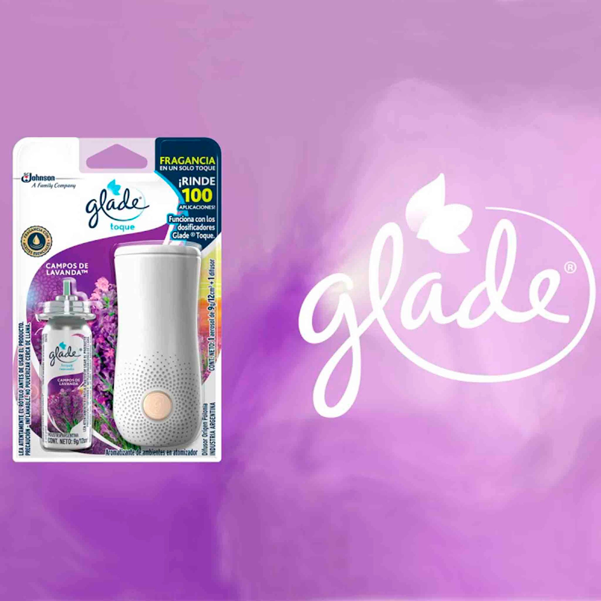 Repuesto Glade Toque Pack Doble Aromatizante de Ambientes - Lavanda GLADE- Dermocosmetica_belleza_online