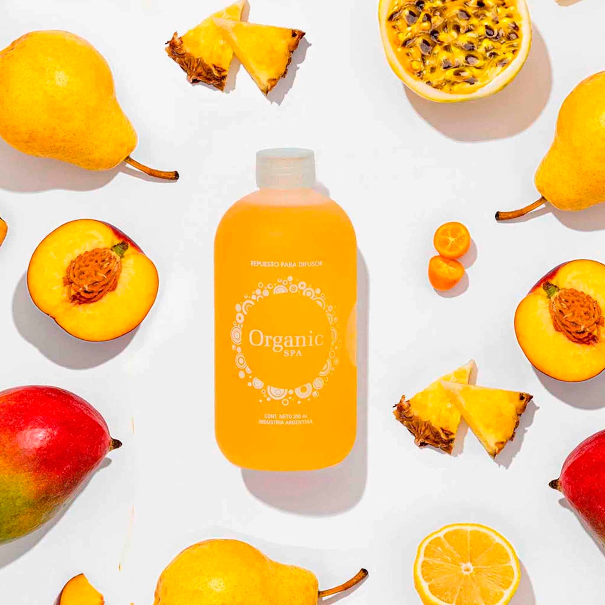 Repuesto Organic Spa Difusor 350 ml Maracuyá + Varillas de Bambú – Aromaterapia natural y duradera ORGANIC SPA- Dermocosmetica_belleza_online