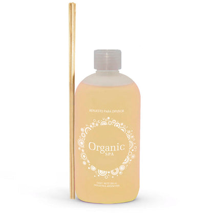 Repuesto para Difusor Coco Vainilla Organic Spa 350 ml – Dulzura cálida y relajante para tu espacio ORGANIC SPA- Dermocosmetica_belleza_online