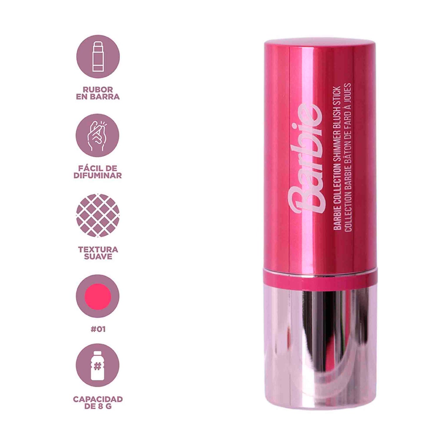 Rubor en Barra Miniso x Barbie Tono 01 MINISO- Dermocosmetica_belleza_online