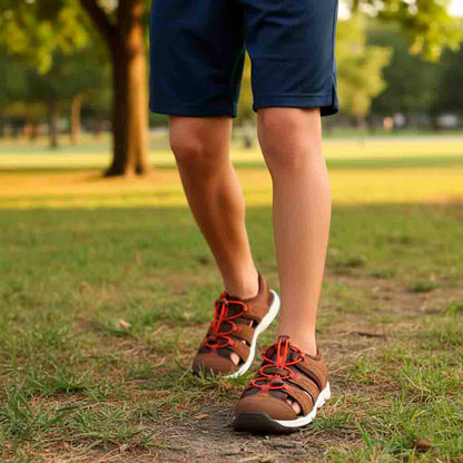 Sandalia Niño Atlantic Café | Comodidad y Estilo Hush Puppies