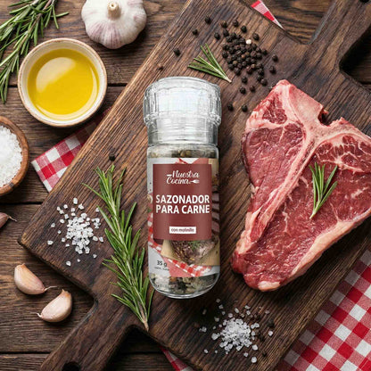 Sazonador para Carne Nuestra Cocina 35 g con Molinillo