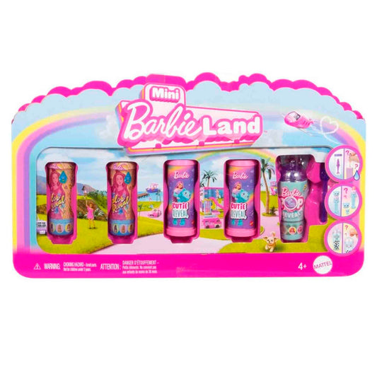 Set Barbie Mini Barbieland Muñecas Mini Reveal x5 – Minimuñecas Sorpresa