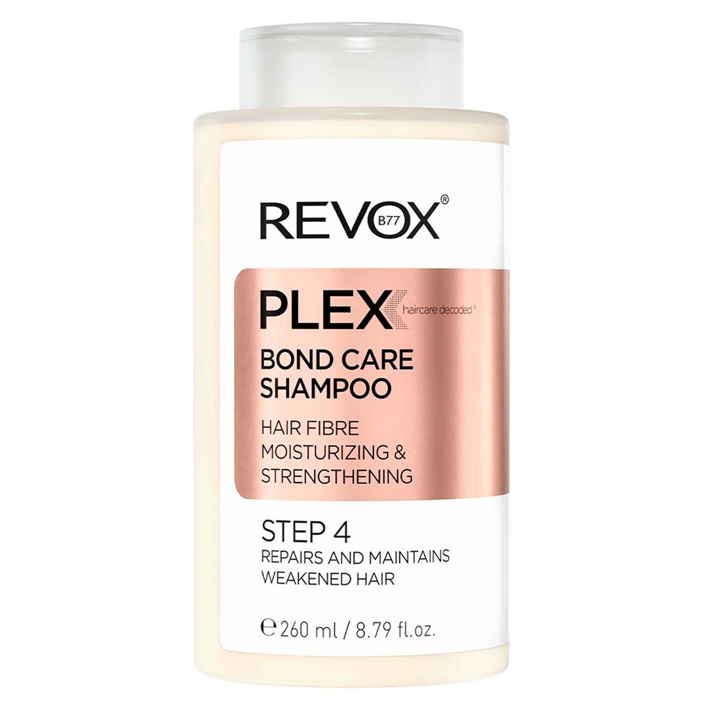 Shampoo Reparador REVOX B77 Plex Paso 4 – 260 ml REVOX- Dermocosmetica_belleza_online