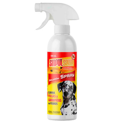 Sinpul Spray Antiparasitario para Perros 500 ml