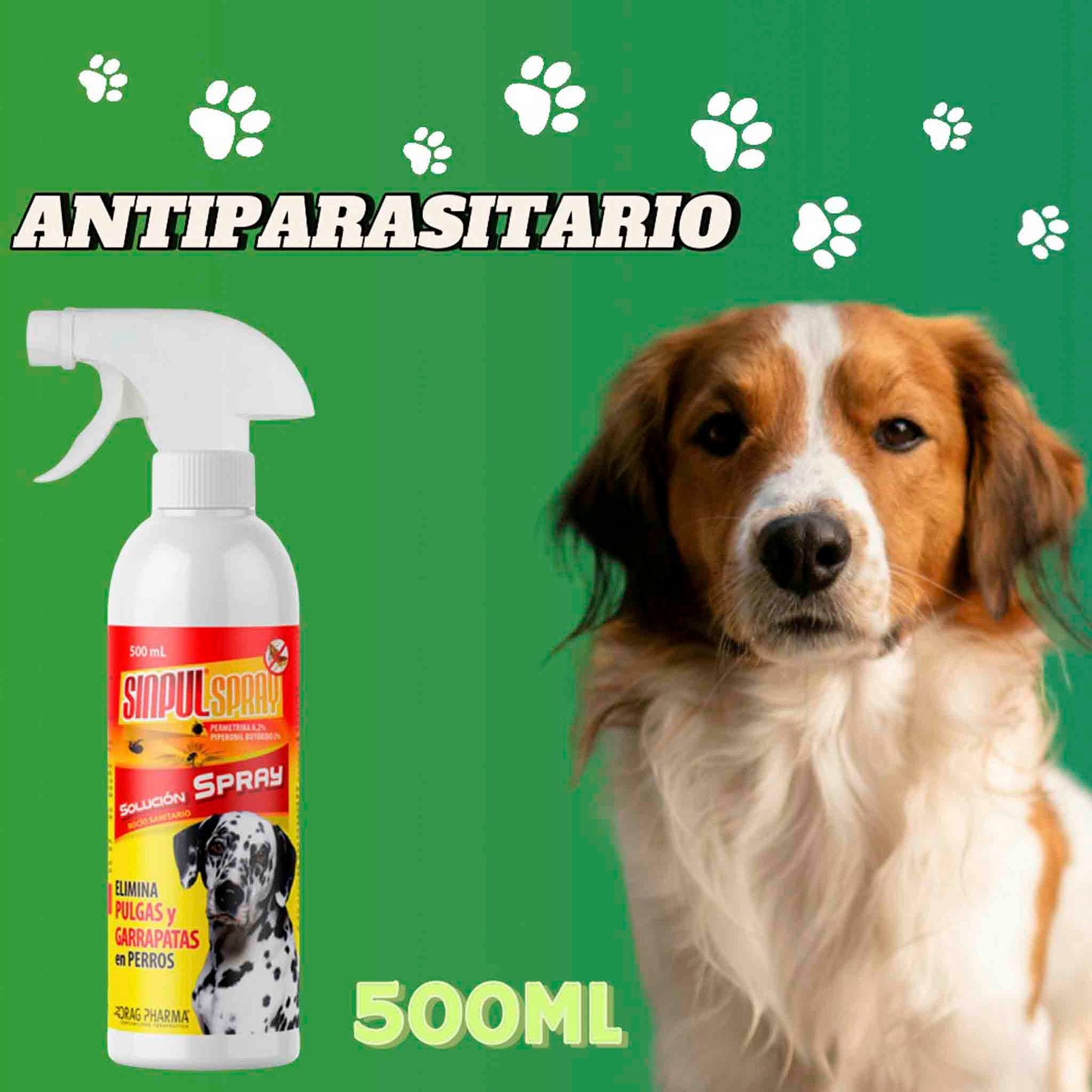 Sinpul Spray Antiparasitario para Perros 500 ml