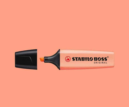 Destacador Stabilo Boss Pastel – Punta Cincel 2-5 mm | Colores Suaves y Modernos Stabilo- Dermocosmetica_belleza_online