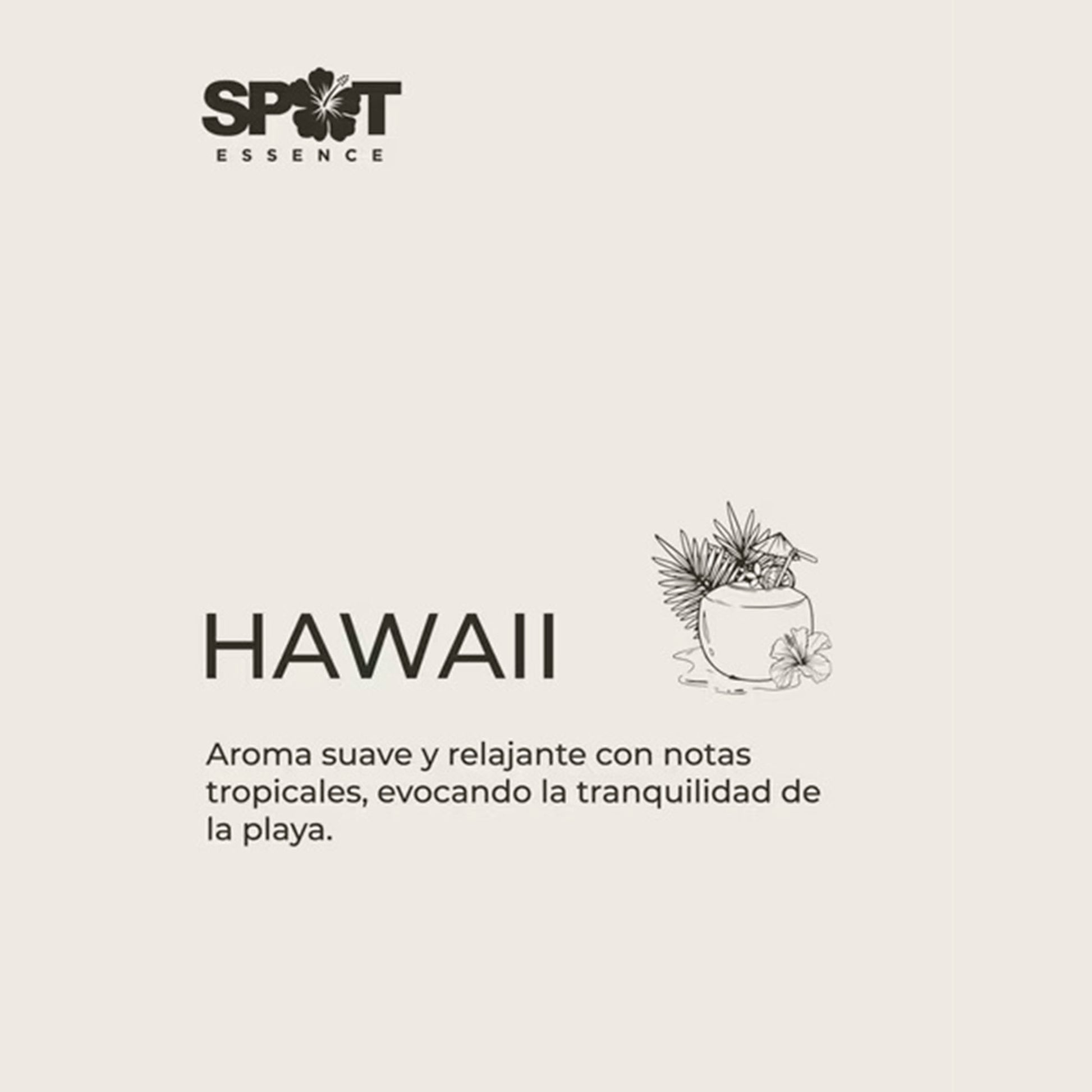 Aromatizador de Ambientes Spot Essence Hawaii LH 500 ml – Fragancia Tropical y Refrescante SPOT ESSENCE- Dermocosmetica_belleza_online