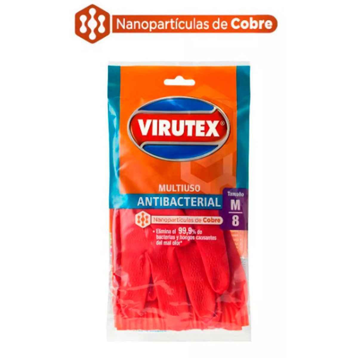 Guantes Antibacterial Con Nanopartículas De Cobre Virutex VIRUTEX- Dermocosmetica_belleza_online