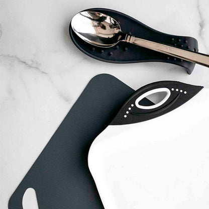 Tabla para Picar Dexas Chop & Scoop White – Corte Fácil y Limpio