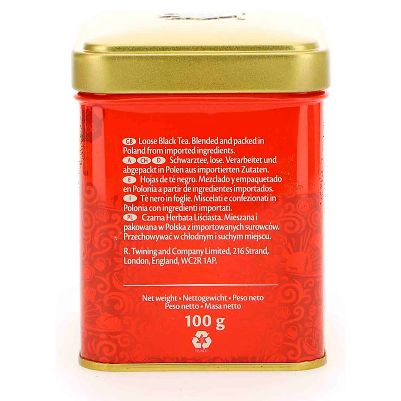 Twinings English Breakfast en Hebras – Lata 100 g