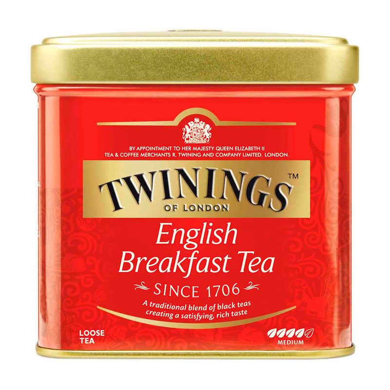 Twinings English Breakfast en Hebras – Lata 100 g
