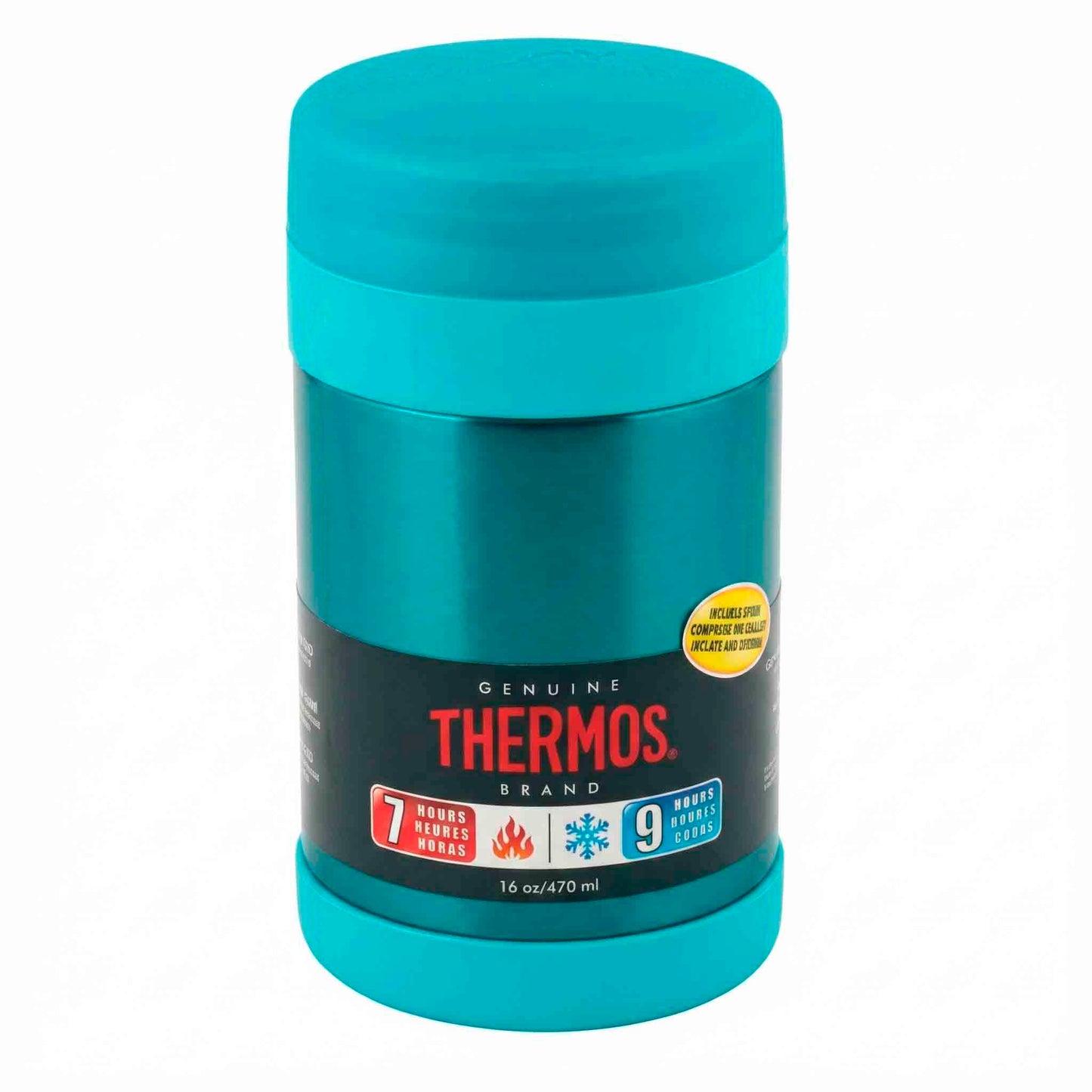 Termo de Comida Thermos 470 ml Turquesa Con Cuchara