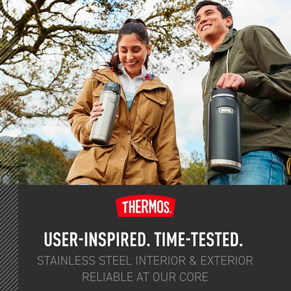 Thermos Icon Botella Acero Inoxidable 1.2 L Grafito Tapa Rosca