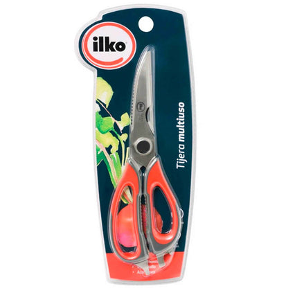 Tijera de Cocina Inoxidable Ilko Multiusos New Line – Corte Preciso y Seguro ILKO- Dermocosmetica_belleza_online