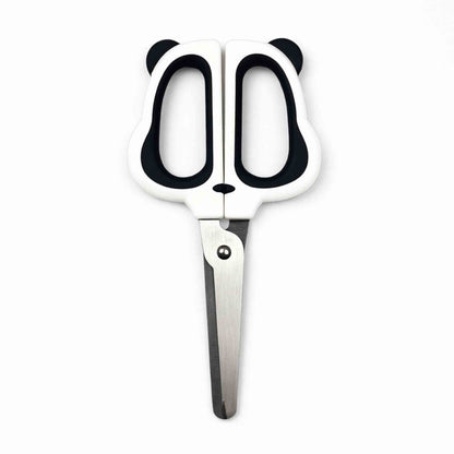 Tijeras Infantiles Panda MINISO 13cm Corte Preciso Punta Redonda