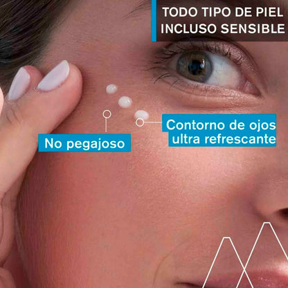 Uriage Eau Thermale Contorno de Ojos de Agua 15 ml – Hidratación y Frescura | Día y Noche