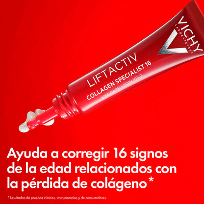 Vichy Liftactiv Collagen Specialist Ojos 15 ml | Rejuvenece y reafirma la mirada