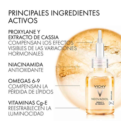 Vichy Neovadiol Meno 5 Bi-Serum 30 ml | Redensifica y Nutre