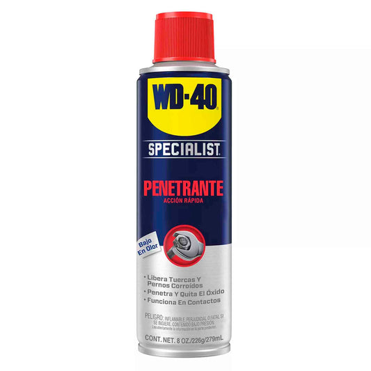 WD-40 Specialist Penetrante Acción Rápida 279 ml – Afloja Piezas Oxidadas