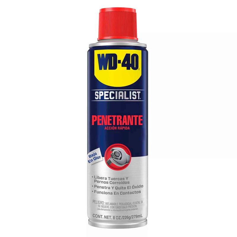 WD-40 Specialist Penetrante Acción Rápida 279 ml – Afloja Piezas Oxidadas