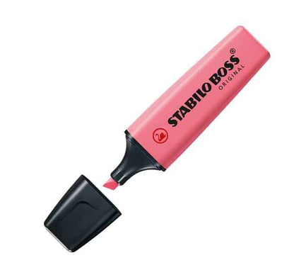 Destacador Stabilo Boss Pastel – Punta Cincel 2-5 mm | Colores Suaves y Modernos Stabilo- Dermocosmetica_belleza_online