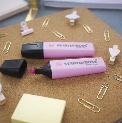 Destacador Stabilo Boss Pastel – Punta Cincel 2-5 mm | Colores Suaves y Modernos Stabilo- Dermocosmetica_belleza_online