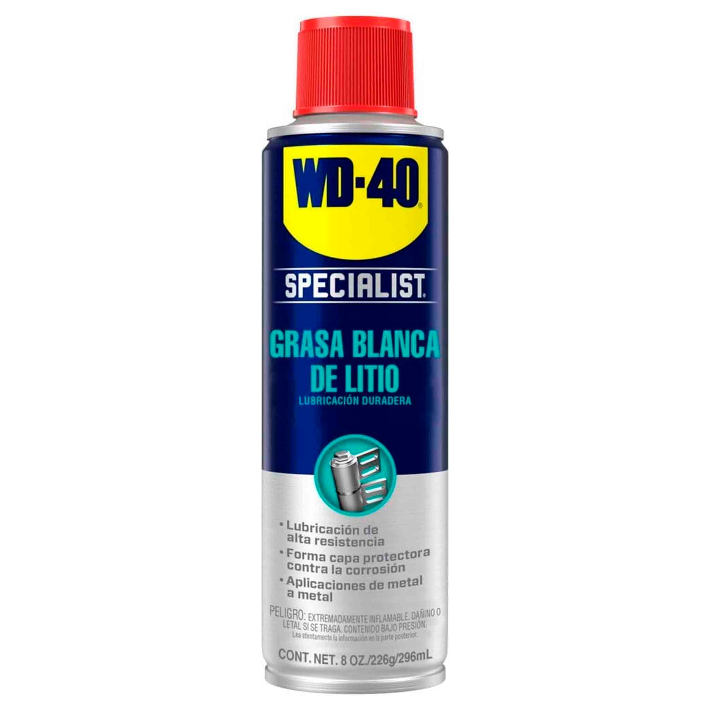 WD-40 Specialist Grasa Blanca de Litio 296 ml – Lubricación Resistente y Duradera WD-40- Dermocosmetica_belleza_online