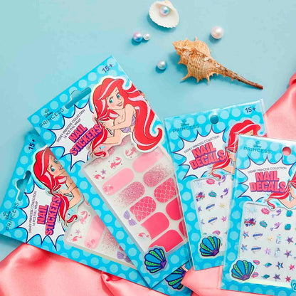 Stickers de Uñas Disney Ariel 16 Piezas Full Wrap