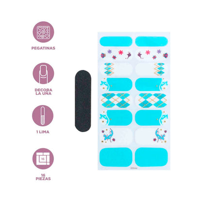 Stickers de Uñas Disney Jasmine 16 Piezas