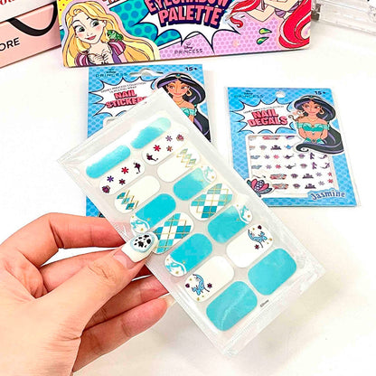 Stickers de Uñas Disney Jasmine 16 Piezas
