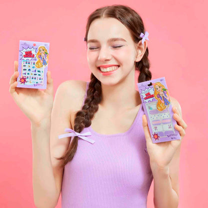 Stickers de Uñas Disney Rapunzel 16 Piezas