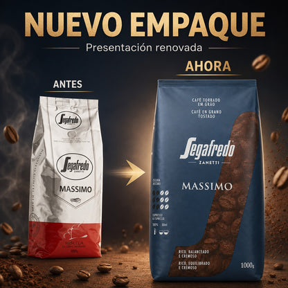 Envase de Café Segafredo Zanetti Massimo en grano 1 kg