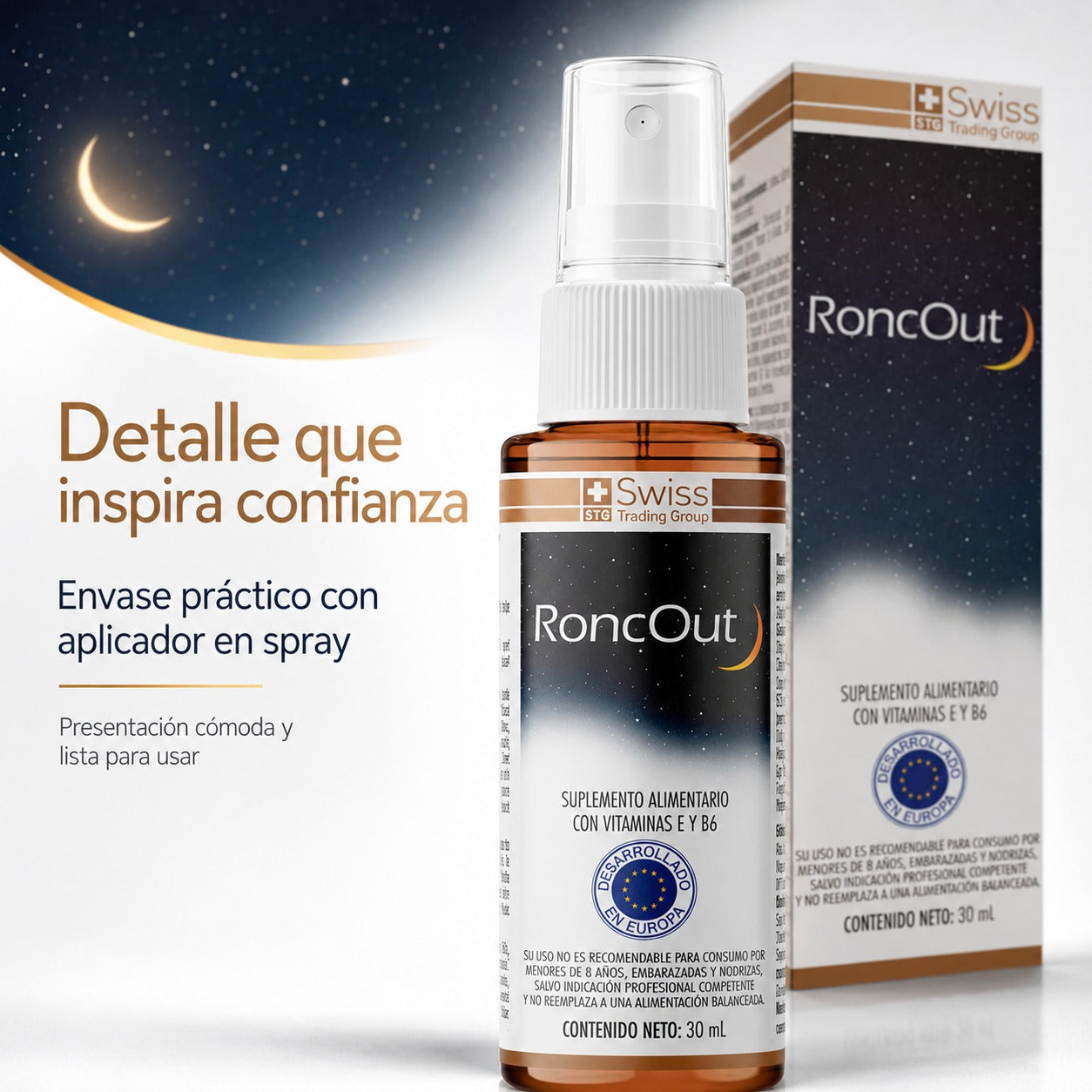 RoncOut Spray Antironquidos 30 ml – Liquidación 39% OFF + Envío Gratis