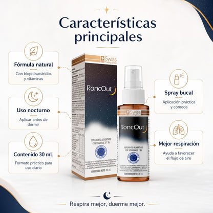 RoncOut Spray Antironquidos 30 ml – Liquidación 39% OFF + Envío Gratis