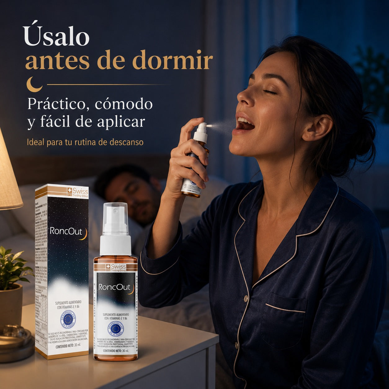 RoncOut Spray Antironquidos 30 ml – Liquidación 39% OFF + Envío Gratis