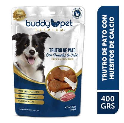 Snack Perro Truto De Pato Con Huesito Buddy Pet 400Gr. Buddy Pet- Dermocosmetica_belleza_online