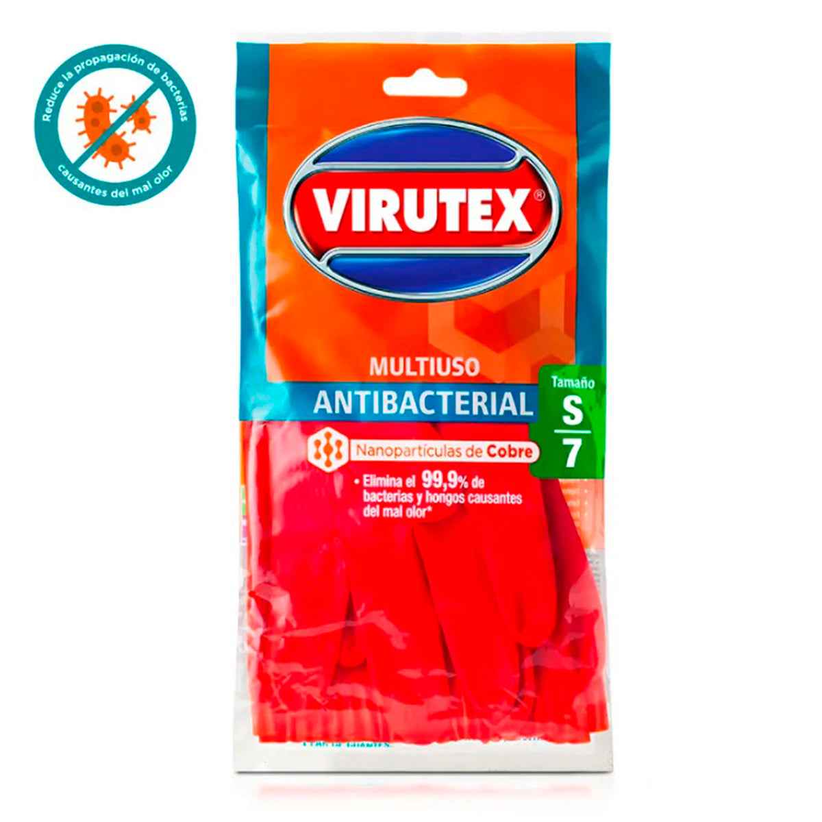 Guantes Antibacterial Con Nanopartículas De Cobre Virutex VIRUTEX- Dermocosmetica_belleza_online
