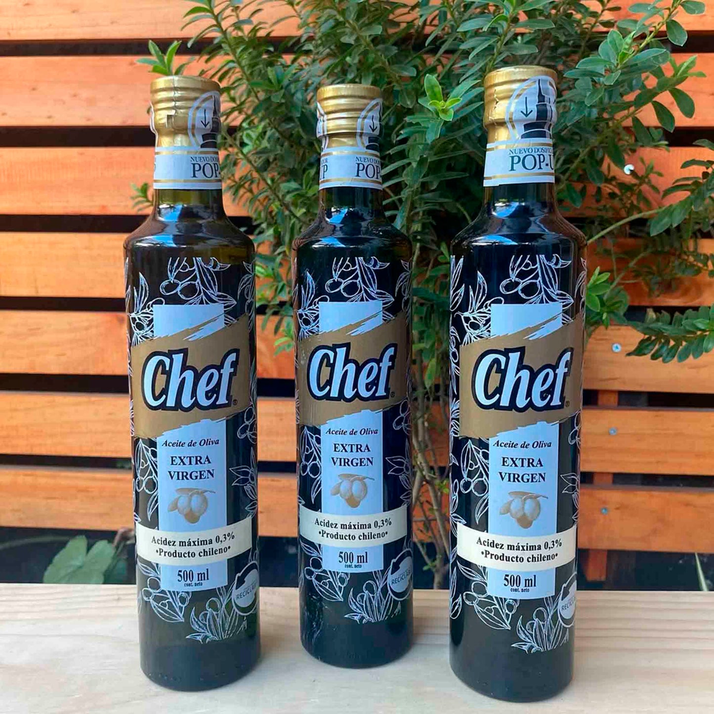Aceite de Oliva Extra Virgen Chef 500 ml CHEF- Dermocosmetica_belleza_online