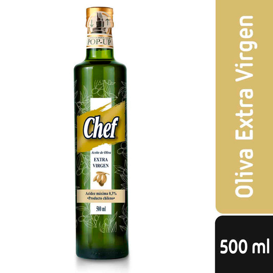 Aceite de Oliva Extra Virgen Chef 500 ml CHEF- Dermocosmetica_belleza_online